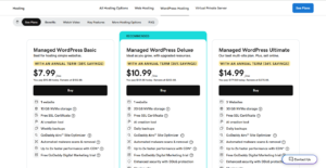 GoDaddy subscription plans